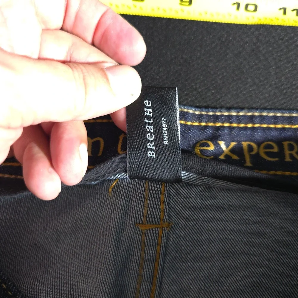 Prana Denim Jeans Mens 34x30 Dark Wash Straight Leg Outdoor Active 5-Pocket Pant